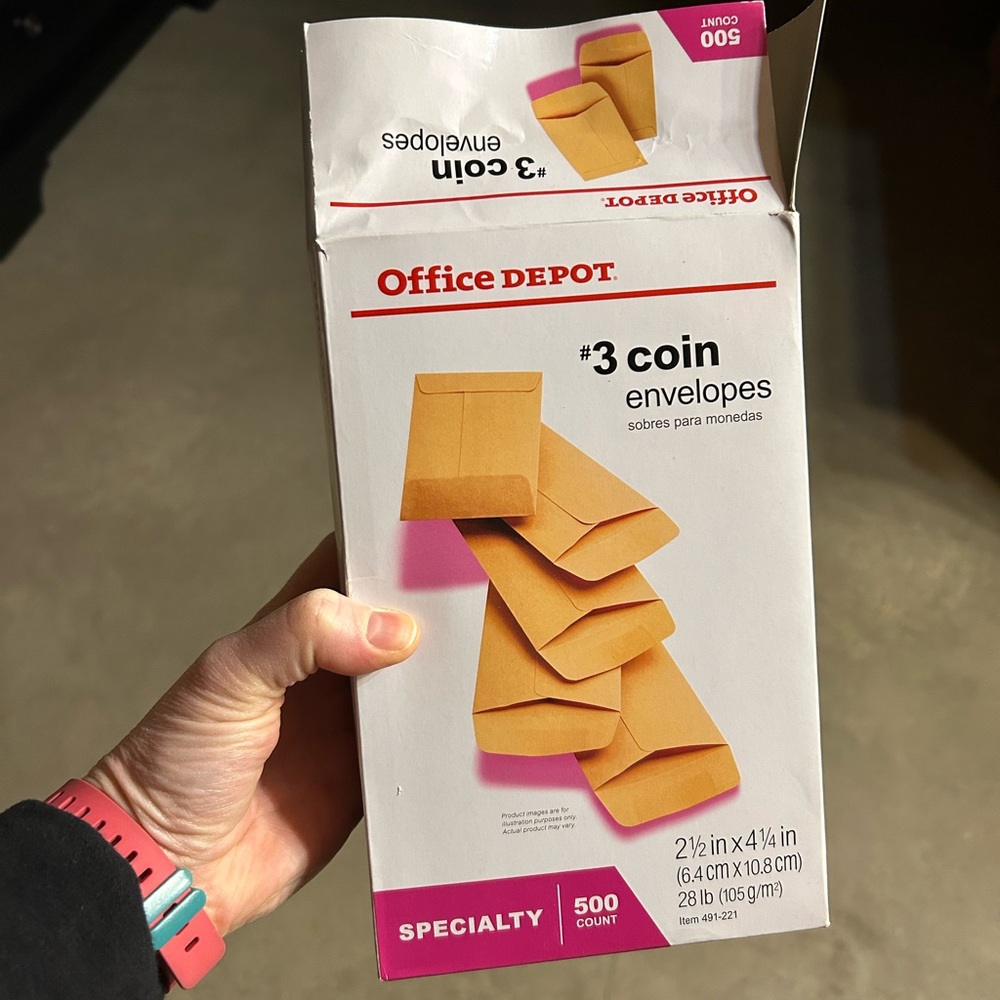Brown Coin Envelopes